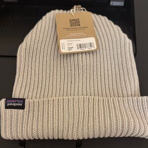 Patagonia Light Gray Knit Beanie
